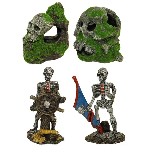 Une idée pratique pour l’extérieur:Figurine de pirate et tête de mort