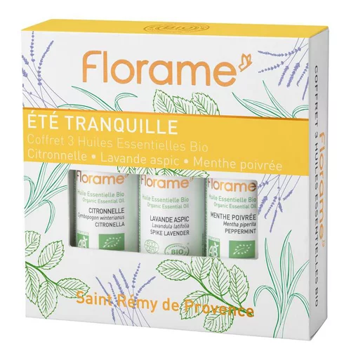 Sélection au jardin：Coffret Été Tranquille flacons 3 x 10 ml jaune