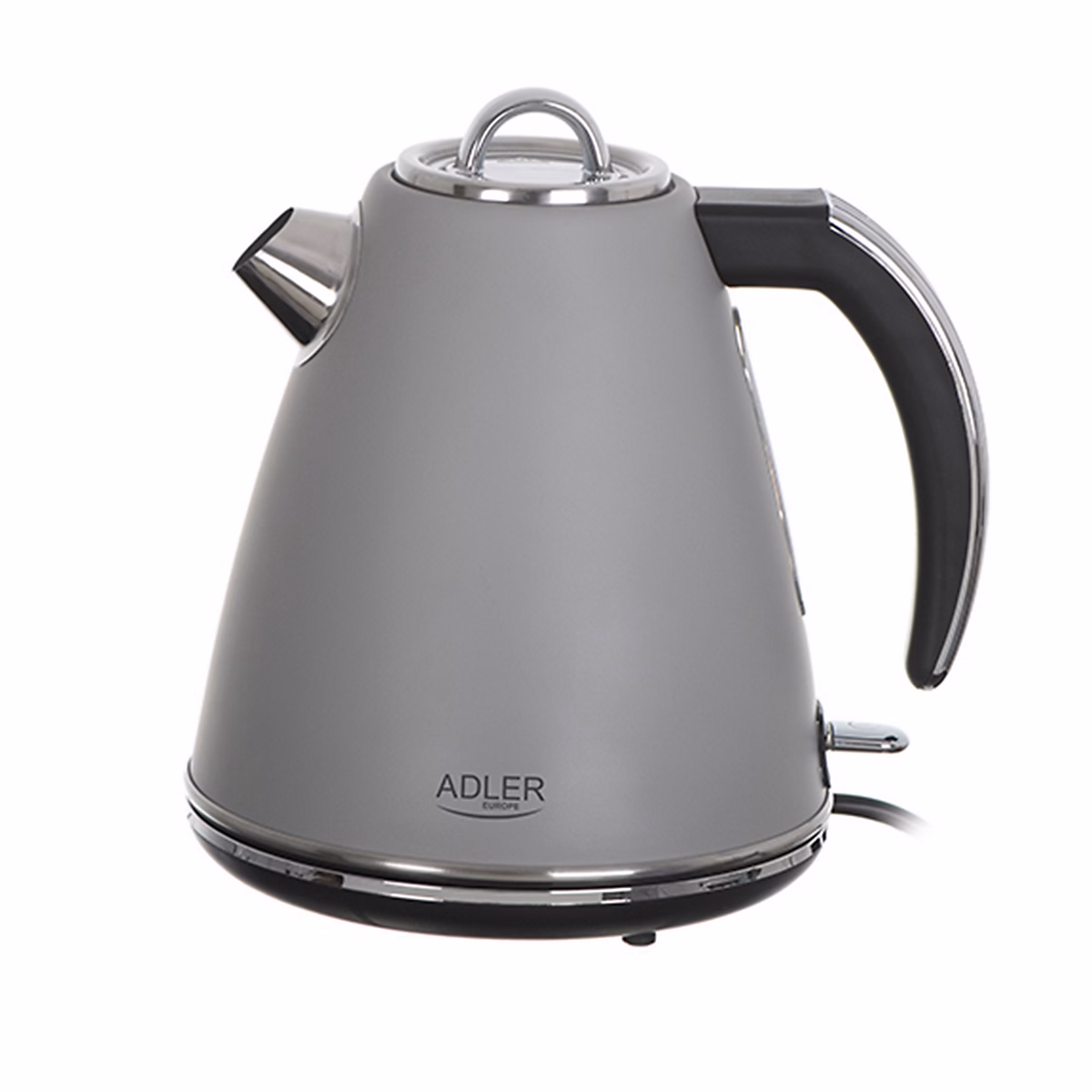 Bouilloire électrique Adler AD 1343G | en métal 1 – 5 litres Système de contrôle de sécurité – Puissance max. 2200W – Grey