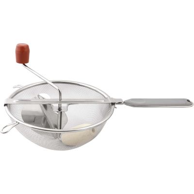 Presse coulis en acier inoxydable 20 cm