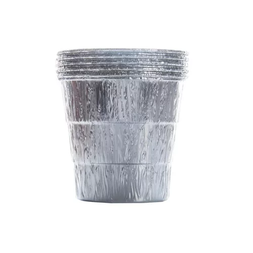 Une sélection pour l’extérieur：Lot de 5 seaux jetables en aluminium pour récupération de graisse