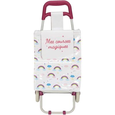 Chariot de courses pour enfants à motifs (Motifs nuages)