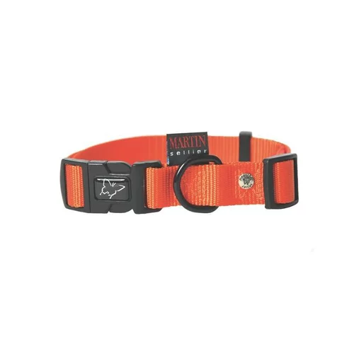 Extérieur facile：Collier chien réglable 20mm / 40-55cm orange