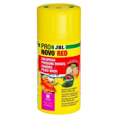 Jardin pratique:Aliment en flocons pour poisons rouges JBL Pronovo red flakes M – 100 ml
