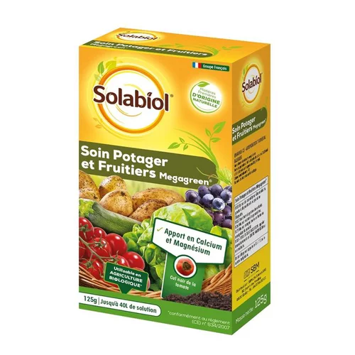 Pour mieux organiser vos extérieurs:Soin Potager Fruitiers Megagreen® 125 g