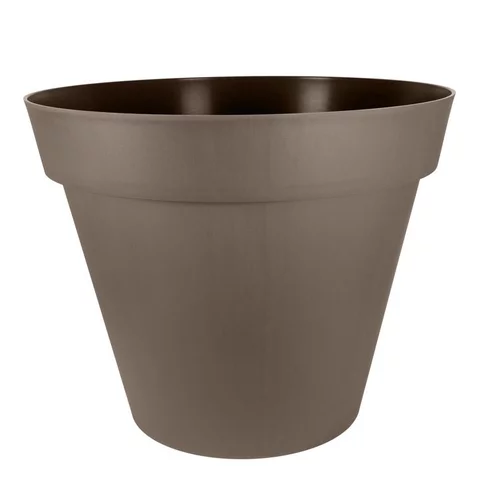 Maison & extérieur：Pot taupe Eda Toscane - Ø 100 x H 79,5 cm