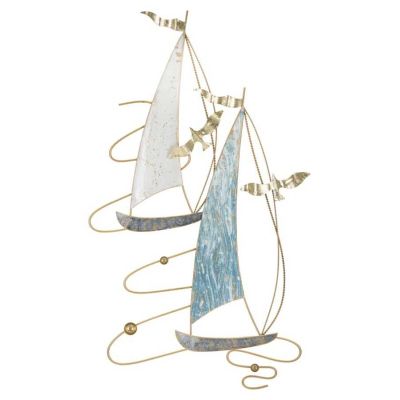 Décoration murale en métal Vela (51.4 x 4 x 87 cm)
