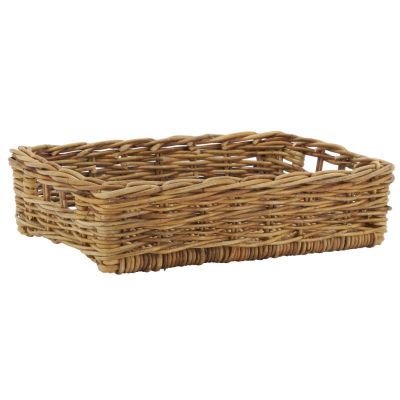 Manne en poelet marron (40 x 28 x 10 cm)