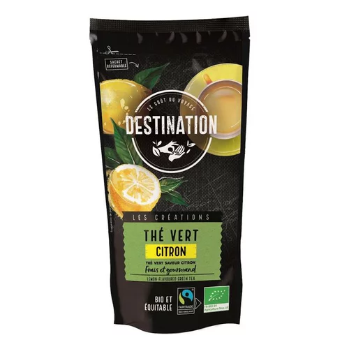 Idéal au jardin:Thé vert Citron bio MH 80g