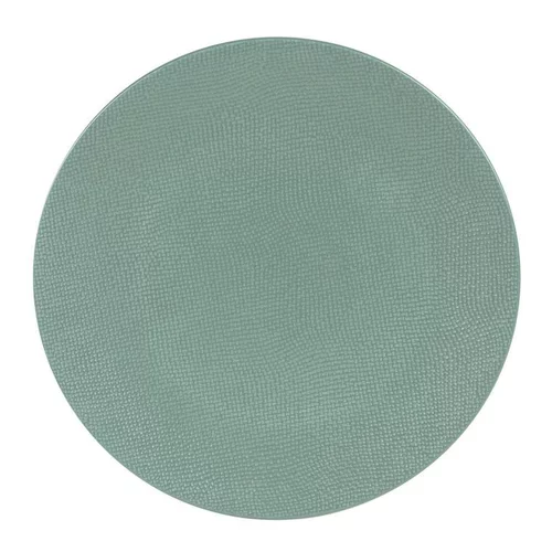 Conçu pour vos extérieurs:Assiette à dessert Vesuvio coloris bleu en grès - Ø 21 cm