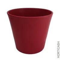 Pour enrichir votre univers jardin:Cache-pot en céramique rouge mat Fresh - Ø 32 x H 27 cm