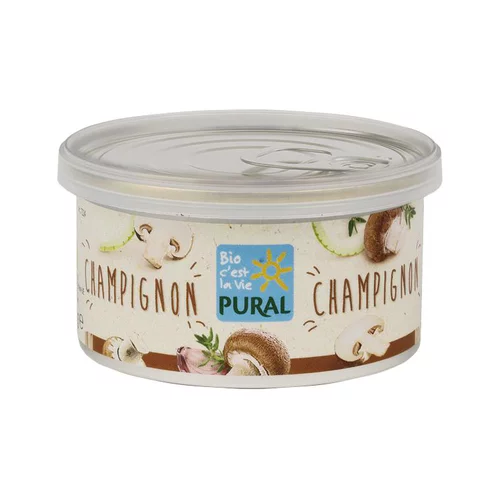 Accessoire extérieur：Pâté végétal aux champignons bio Pural - 125 g