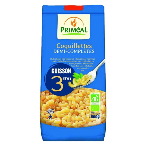 Fonctionnel au jardin:Coquillettes Primeal 1/2 complètes