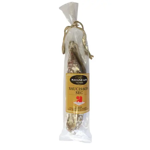 Jardin et confort:Saucisson sec nature Maison Malandain - 150 g