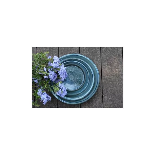 Jardin & pratique:Soucoupe gamme Les poteries d'Albi coloris bleu Ø 18 x 3 cm