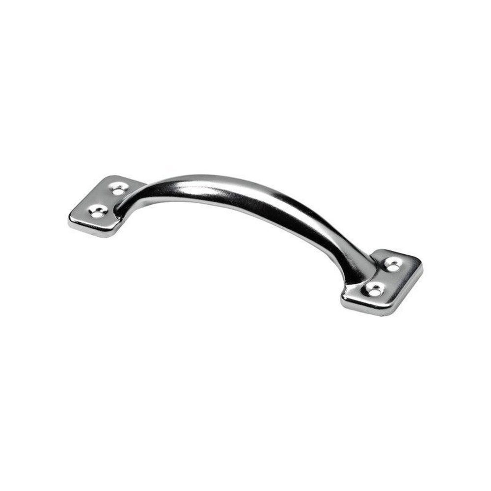 CENTRALE BRICO Poignée acier nickelé HETTICH entraxe 108 mm