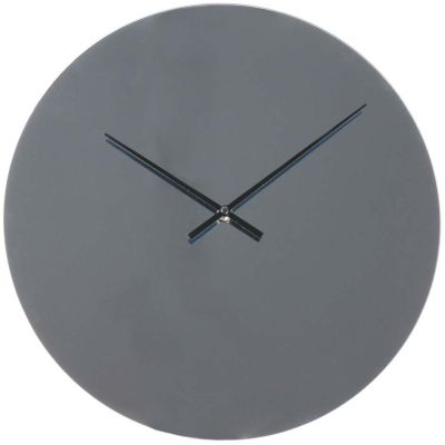 Horloge murale miroir fumé 29.5 cm (Gris)