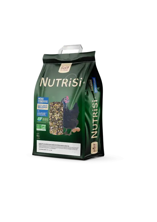 Pour créer votre univers jardin:Menu pour poules pondeuses bio Gasco Nutrisi - 6 kg