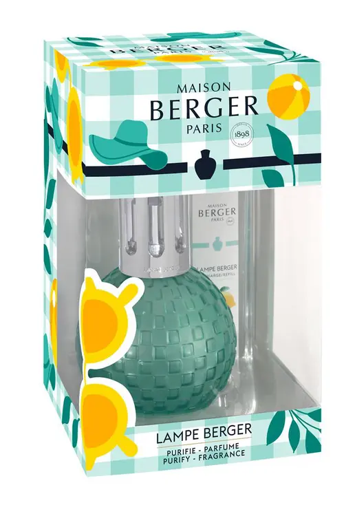Pour mieux équiper vos extérieurs：Coffret lampe disco saveur menthe zeste de verveine Maison Berger Paris - 250 ml