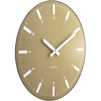 Horloge murale en polypropylène Realista Dome (Vert)