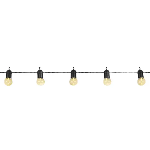 Style extérieur：Guirlande guinguette solaire Blachère blanc chaud 25 LED - 7,20 m