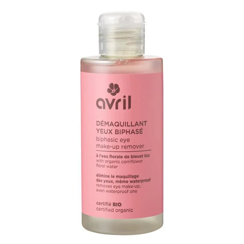 Style pour le jardin：Démaquillant yeux biphasé à l'eau florale de bleuet Bio Avril - 150 ml