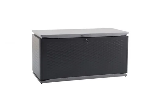 Extérieur facile：Coffre de rangement taille L, anthracite/argent - ROYAL GARDEN Royal Chesters
