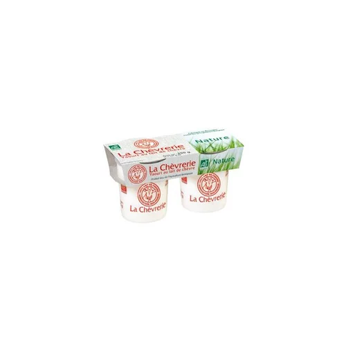 Solution au jardin：Yaourt de chèvre nature - 2 x 125 g