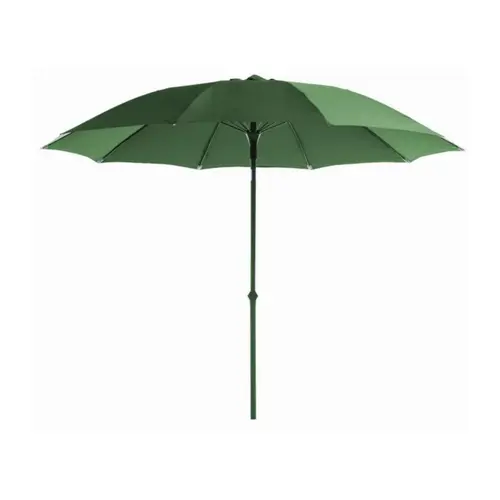 Nature facile:Parasol droit rond en aluminium coloris amande - Ø 270 cm