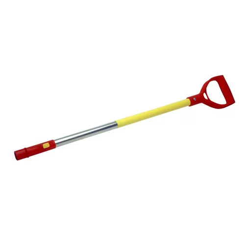 Malin pour le jardin:Manche avec poignée en D coloris jaune 80 cm
