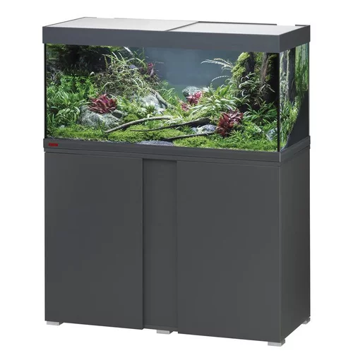 Bien pour le jardin:Aquarium avec meuble coloris anthracite Eheim vivalineLED 180L