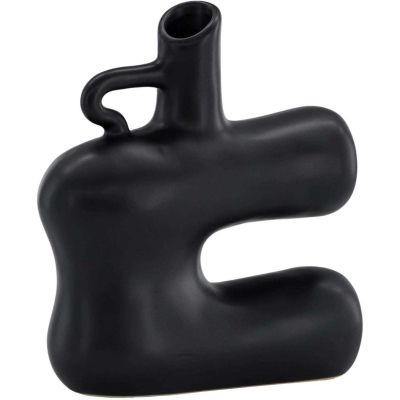 Vase en grès Dity (Noir)