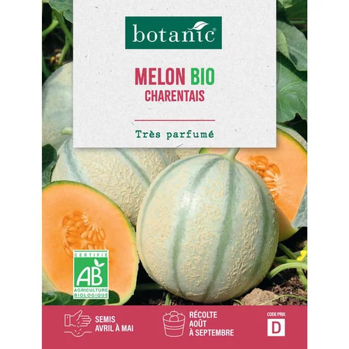 Sélection pour votre jardin：Graines de melon charentais cantaloup bio botanic® - graines à semer