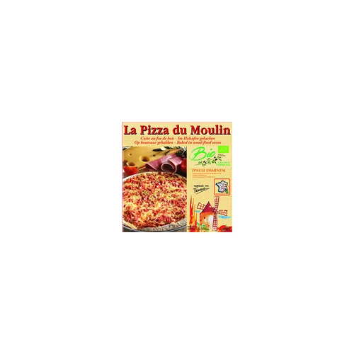 Utile pour l’extérieur：Pizza épaule emmental bio surgelée La Pizza du Moulin - 350 g