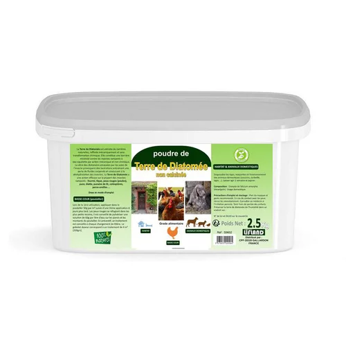 Pour tous vos besoins jardin：Terre de diatomée en seau - 2,5 kg