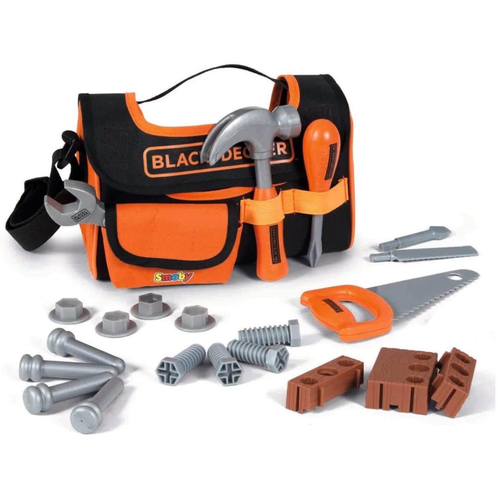 SMOBY Caisse à outils en tissu Black et Decker