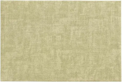 Pour un extérieur bien organisé：Set de table PVC effet cuir coloris matcha Aran - 45 x 33 cm