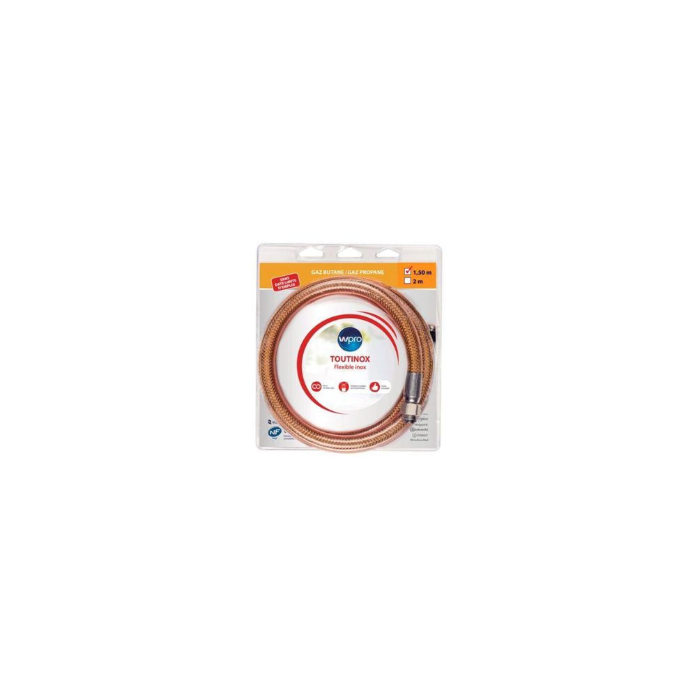 WPRO Tuyaux gaz tbe150 butane/propane 1.5m illimité