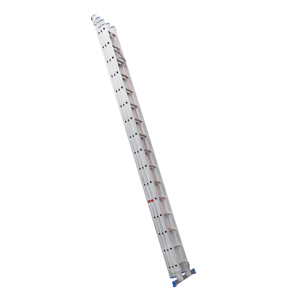 HAILO Echelle de toit coulissante à corde 11m en aluminium - TRIO