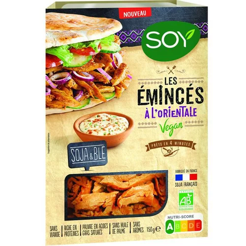 Votre allié à l’extérieur：Emincés à l'orientale bio Soy - 150 g