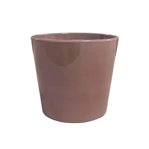 Jardin & loisirs：Cache-pot Fresh coloris rose en céramique - Ø 14,5 x 12 cm