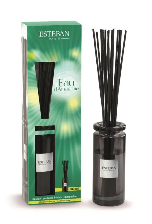 Pour simplifier vos extérieurs:Bouquet parfumé initial avec recharge eau d’Amazonie Esteban - 100 ml
