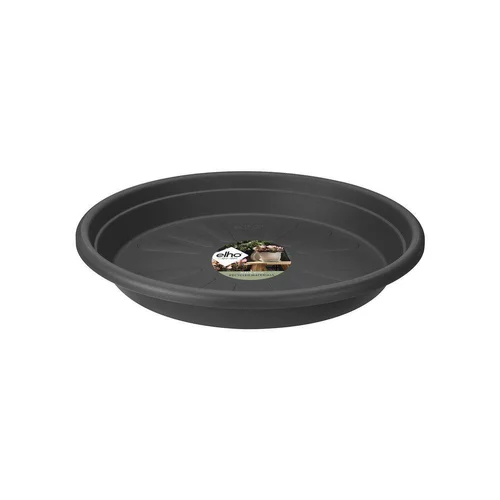 Pensé pour le jardin：Soucoupe Ronde couleur anthracite - Ø 27x4 cm