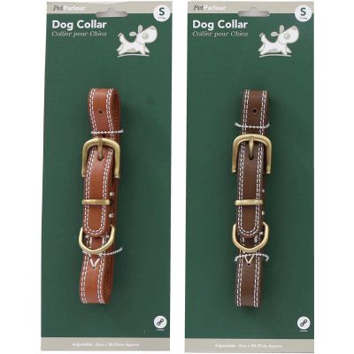 Collier en polyuréthane pour chien (Lot de 2) (S - 35 cm)