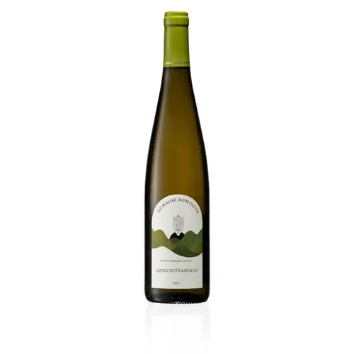 Extérieur moderne:Vin blanc bio d’Alsace Gewurztraminer moelleux - 75 cl