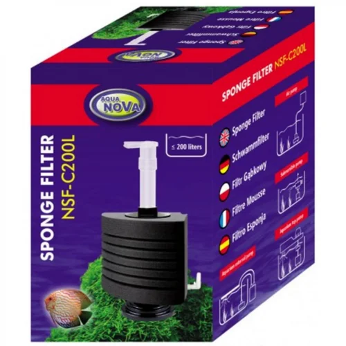 Au service de vos extérieurs：Filtre exhausteur aquarium jusqu'à 200L - AQUA NOVA NSF-C200L