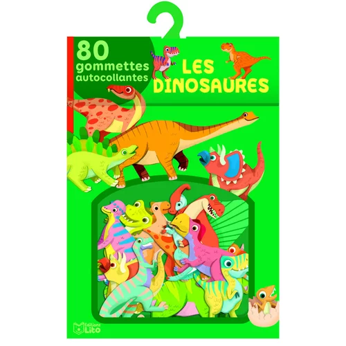 Accessoire extérieur：Mes gommettes Lito – Les dinosaures