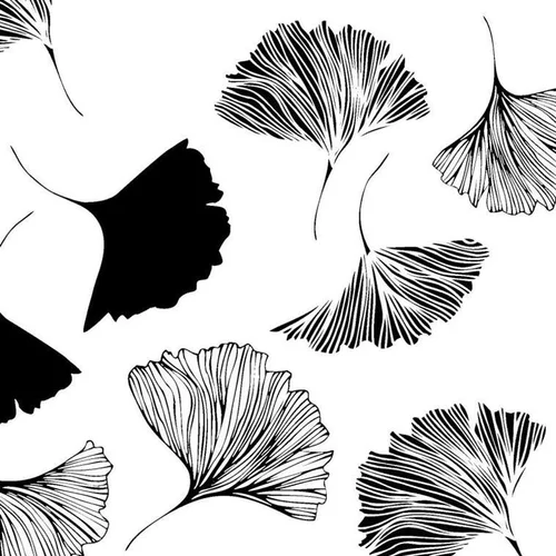 Maison et extérieur:20 serviettes 3 plis Ginkgo 33x33 cm