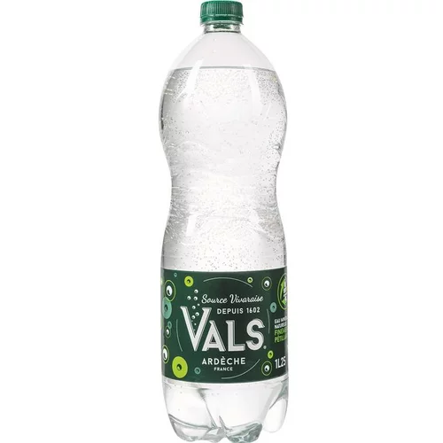 Pour aménager le jardin:Eau gazeuse de Vals - 6 x 1,25 L