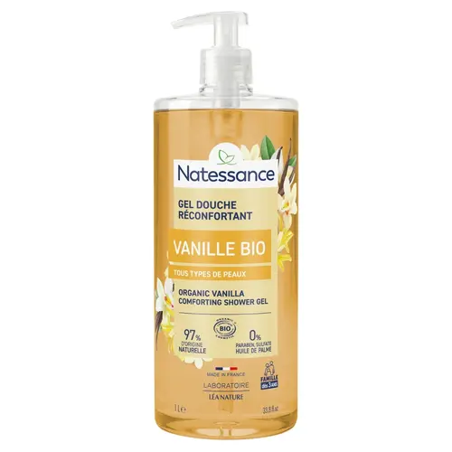 Équipement pour le jardin：Gel douche vanille douceur Natessance - 1 L
